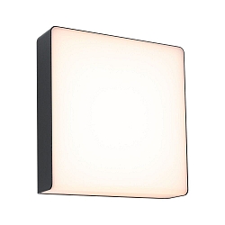 Udendørs wall luminaire AZALENA PIR med sensor IP44, antracit, gennemsigtig 