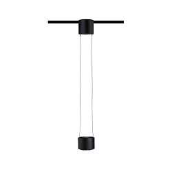 Pendel URAIL ALDAN LED up / down, med linseoptik, sort mat d�mpbar