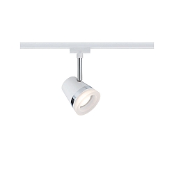 Paulmann URail Spot Cone, ekskl. lyskilde, maks. 10W, GU10, hvid/chrom
