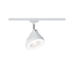 Spot URAIL ARENA LED, chrom, hvid d�mpbar