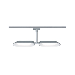 Paulmann URail LED Spot Dipper, 2x10W, d�mpbar, chrom matt/hvid