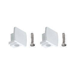 Paulmann URail Endekappe 2-pak, hvid