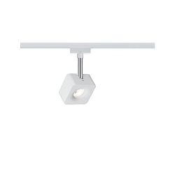 Spot URAIL CUBE LED, chrom, hvid d�mpbar