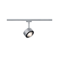 Spot URAIL ALDAN LED med linseoptik, chrom mat, sort d�mpbar