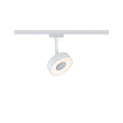 1-faset spot URAIL CIRCLE LED IP20, hvid d�mpbar