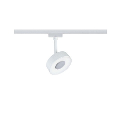 1-faset spot URAIL CIRCLE LED IP20, hvid d�mpbar