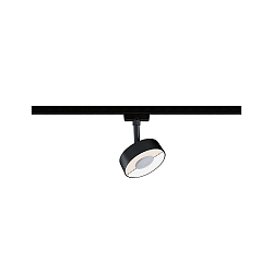 1-faset spot URAIL CIRCLE LED IP20, sort mat