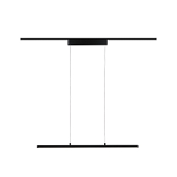 Skinne spot URAIL LENTO up / down, sort mat d�mpbar