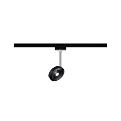 Spot URAIL DISCUS LED, chrom, sort mat
