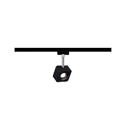 Spot URAIL CUBE LED, chrom, sort mat