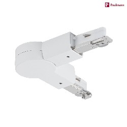 1-phase L-connector URAIL adjustable, white