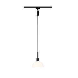 Pendel URAIL SARRASANI E14, opal, sort mat d�mpbar