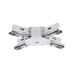 Tilbeh�r til 1-Faset skinnesystem URAIL X-samlestykke, 125mm, maks. 1000W, 230V, hvid