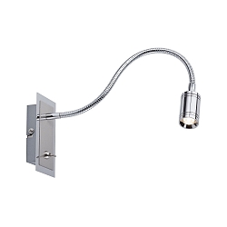LED V�glampe MIRROR ZYLINDRO LED Send L�selampe, 1x3W, 230V DC, 700mA, chrom