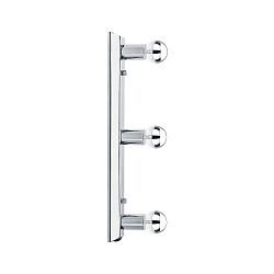 Spejllampe MIRROR REGULA Lys bar, maks.3x40W, E14, 230V, chrom