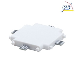 Clever Connect X-connector BORDER, 12V DC, white matt