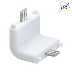Clever Connect Wall connector BORDER, 12V DC, white matt