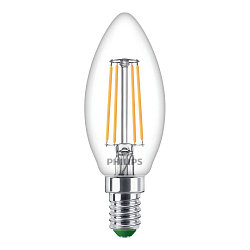 Gl�dep�re kerteformet MASTER LEDCANDLEND2.3-40W E14 827 B35CL GUE omskiftelig C35 klar E14 2