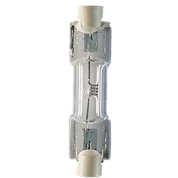 Halogen-Gl�dep�re til Flyveplads belysning, tosoklede, fatning R7s 100 Watt / 6, 6 A