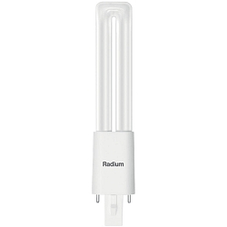 Kompakt LED-lampe ESSENCE S9 RETROFIT RALUX S omskiftelig mat G23 5W 550lm 4000K 120� CRI >80  mat
