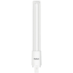 Kompakt LED-lampe ESSENCE S11 RETROFIT RALUX S omskiftelig mat G23 6,5W 720lm 4000K 120� CRI >80  mat
