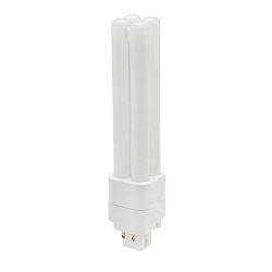 Kompakt LED-lampe ESSENCE DUO/E26 HF EM 840 (RALUX DUO/E RETROFIT) omskiftelig mat G24q-3 10W 970lm 4000K 280� CRI >80  mat