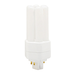 Kompakt LED-lampe ESSENCE TRIO/E18 830 (RALUX TRIO/E RETROFIT) omskiftelig mat GX24q-2 7W 855lm 4000K 280� CRI >80  mat