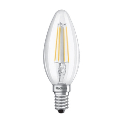 Gl�dep�re kerteformet ESSENCE CANDLE C40 827/C omskiftelig klar E14 4,2W 470lm 2700K 330� CRI 80-89 