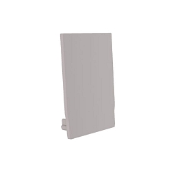 Endkappe PROFILE MEDIUM U, hvid