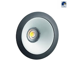 downlight CYRA S ECO REFIT DALI controllable IP43, powder coated, black dimmable