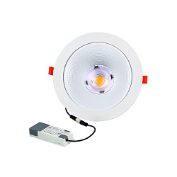 Downlight GLAN XS � 175MM Plug&Play stiv, CCT Switch, UGR < 19, multipower IP20, hvid 