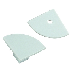 Endkappe RU-65655 + RU-65312 , aluminium