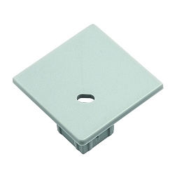 Endkappe RU-65655 + RU-65322 , aluminium