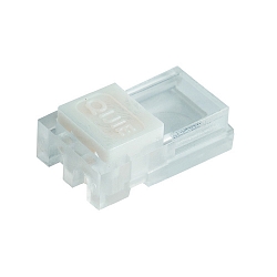 Feeder VARDAFLEX 0.8CM - PUSH LOCK-W 2-polet, mat, gennemsigtig