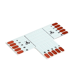 T/hj�rneplade VARDAFLEX 1.2CM 5-polet, RGBW, kodningsbar, hvid
