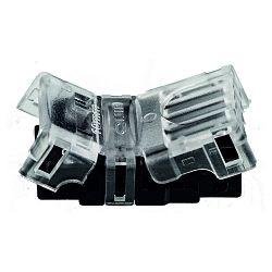 Feeder VARDAFLEX 1CM - PUSH SPACE 2-polet, sort, gennemsigtig