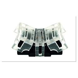 Direkte tilslutning VARDAFLEX 0.8CM - PUSH 2-polet, mat, gennemsigtig