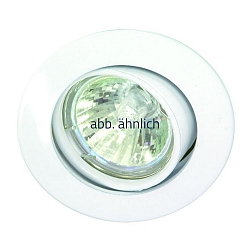 recessed luminaire MR11 swivelling IP20, white