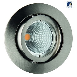Alu die-cast Recessed spot for MR16, without snap ring, swivelling, IP20, iron brushed