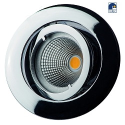 Alu die-cast Recessed spot for MR11, without Snap ring, swivelling, IP20, chrome