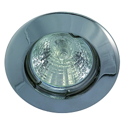 Alu die-cast Recessed spot for MR16, fixed, IP20, chrome