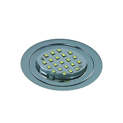Downlight LARA rund IP40, chrom d�mpbar