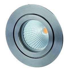 Indbygningslampe TULKA MR16 - � 8.2CM - INOX V4A rund, stiv IP55, rustfrit st�l d�mpbar