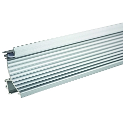 V�gprofil WEP26/70 indbygget version, indirekte, aluminium anodiseret