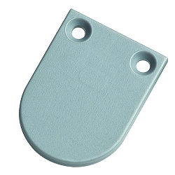 Endkappe UP20/11 halvrund, aluminium
