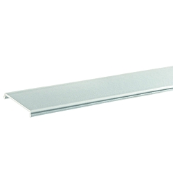 tilbeh�r profil d�ksel TUP35/35SEMI-FROSTED 2M flad, hvid 200cm
