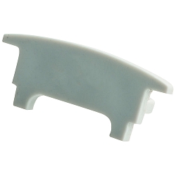 Endkappe COLLAR PROFILE FLAT flad, lukket, gr�