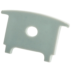 Endkappe COLLAR PROFILE HIGH h�j, med kabelhul, gr�