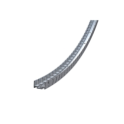 profile VARDAFLEX PLATIN 272� TVQ - 1M flexible, aluminium