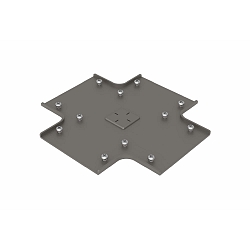 Profilforbinder VARDAFLEX PLATIN INGROUND (RUP-PGF901) - CROSS CONNECTOR, rustfrit st�l